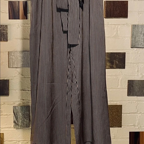J. CREW Point Sur paper bag pants Black & Tan stripe jumpsuit size 4 BRAND NEW - Picture 11 of 16